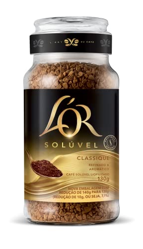 [Rec] L'OR, Café Solúvel Classique Pote de Vidro 130g