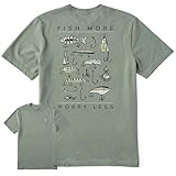 Life Is Good Men S Fish More Worry Less Hooks And Tackle Sho