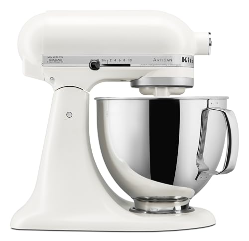KitchenAid KSM150PSPL Artisan 5-Quart Tilt-Head Stand Mixer, Porcelain