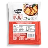 Hodo Miso Organic Tofu | 35g Protein per Package | Marinated in Flavorful, Umami-Rich Miso | Great in Air Fryer or Soup, Baked or Fried | Nutritious
