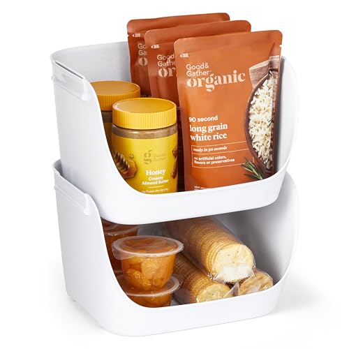 20 . YouCopia ShelfBin Stacking Pantry Bins