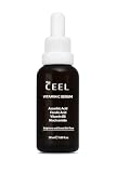 The Ceel 20% Vitamin C Brightening Anti-Aging Serum for Face with Ascorbic, Ferulic Acid & Vitamin B5 - Paraben & Perfume Free Skin Care Formula for Hydration, Wrinkles, Dark Spots, & Radiance - 30ml