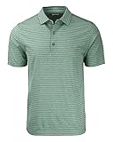 Cutter Buck Forge Eco Heather Stripe Stretch Recycled Mens P