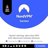NordVPN Standard, 10 Devices, 6-Month, VPN & Cybersecurity, Digital Code