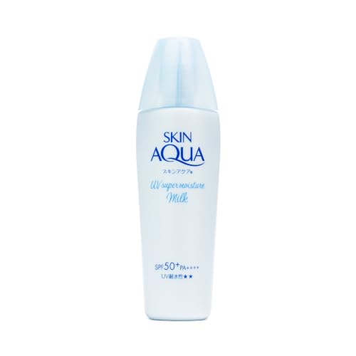 [Rec/+ por - R$39,92] SKIN AQUA® Super Moisture Milk 40g - Protetor Solar Facial FPS50 Ácido Hialurônico