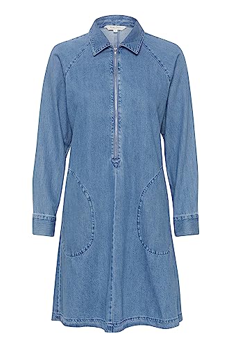 Part Two Parte Dos Mujeres Vestido Manga Larga Slim fit Media Cremallera Bolsill