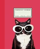 Retro Feline Vibes Composition Notebook Cool Cats And Groovy