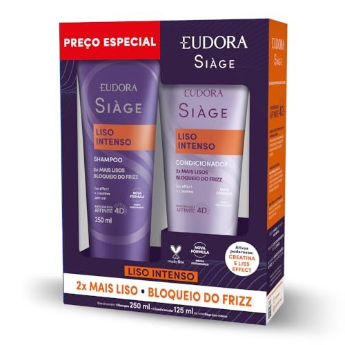 Eudora Siàge Liso Intenso Shampoo + Condicionador