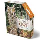 Madd Capp I Am Great Horned Owl 300 Piece Jigsaw Puzzle Bird