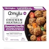 Amylu Foods Roasted Garlic Chicken Meatballs Natural Ingredi