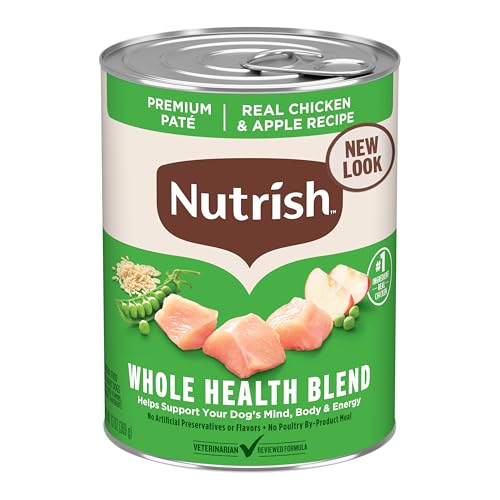 Nutrish Real Chicken & Apple Recipe Whole Health Blend Premium Paté