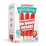 Goodpop Strawberry Junior Pops 100 Fruit Juice No Artificial