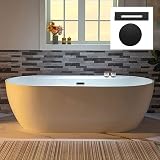 Woodbridge 72 Acrylic Freestanding Bathtub Contemporary Soak