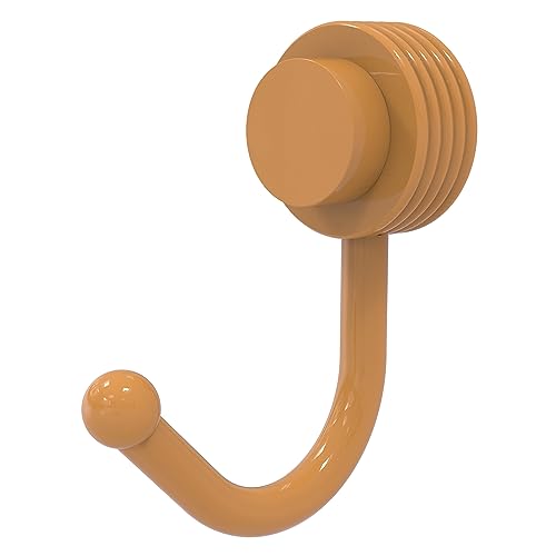 Allied Brass 420G-GLY Venus Collection Robe Hook with Grooved Accents, Golden Ye