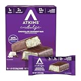 Atkins Endulge Chocolate Coconut Flavored Snack Bar 1G Sugar