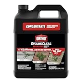 Ortho GroundClear Year Long Vegetation Killer2 Concentrate, Kills and Prevents Weeds Up to 1 Year, 2 gal., Black