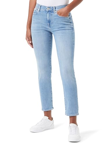 7 For All Mankind Relaxed Skinny SliIllInt Jeans, Light Blue, 24 De Las Mujeres