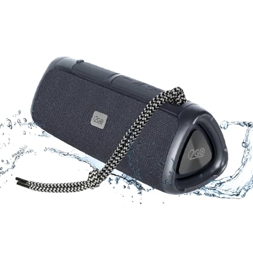 Caixa De Som Bluetooth I2GO 3 Angle Sound 12W RMS Resistente À Água Preta