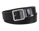Levi S Women S Casual Square Center Bar Buckle Belt Black El