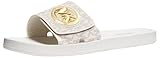 Michael Kors Women S Mk Charm Slide Vanilla 8