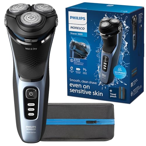 Philips Norelco 3600 Electric Shaver, Storm Blue