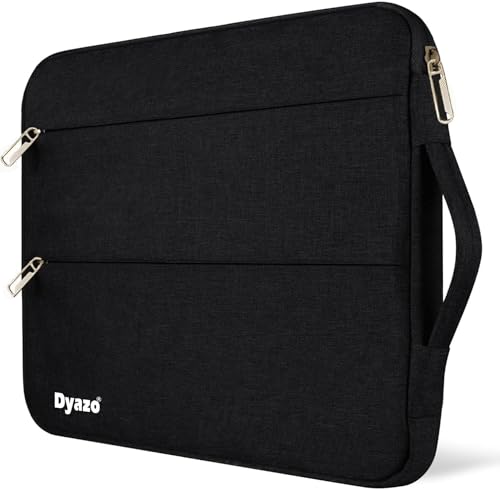 Dyazo Water Resistant 14.1 Inch Laptop Sleeves Case Cover with Handle & 2 Front Accessories Pocket Compatible for Mac Bo...