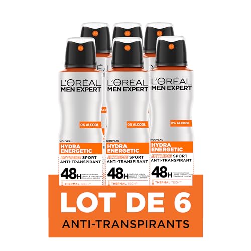 L'Oréal Men Expert Hydra Energetic Déodorant Spray Anti-Transpirant Extreme Spor