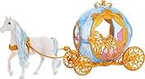 Mattel Disney Princess Cinderella S Rolling Carriage With Go