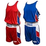 Ringside Reversible Red Blue Boxing Competition Outfit Adult