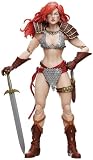 Boss Fight Studio Epic H.A.C.K.S. Red Sonja Deluxe Action Figure – Highly Articulated Collectible, Customizable Figurine with Complete Accessories, Armor, and Interchangeable Parts – 1:12 Scale