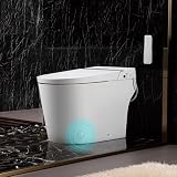 Woodbridge Smart Toilet Auto Open Close Foot Sensor Operatio