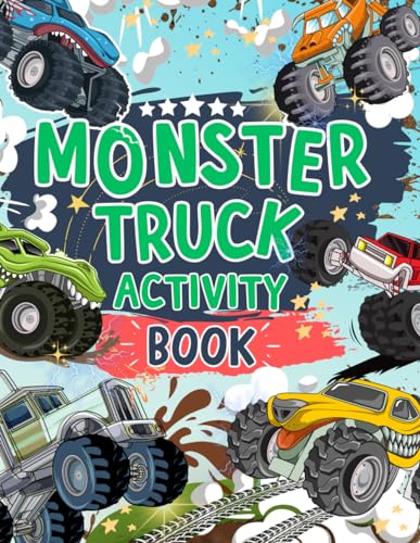 Monster Truck Activity Book cover