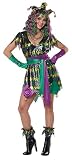 California Costumes Mardi Gras Outfit Jester