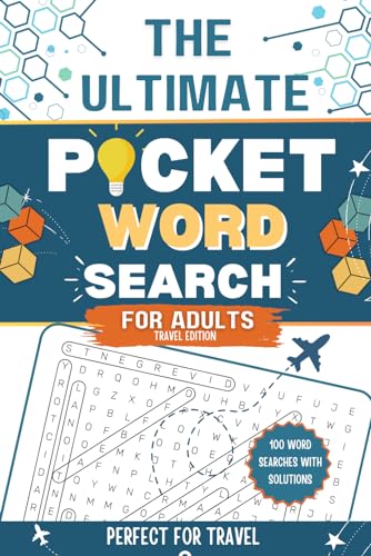 The Ultimate Pocket Size Word Search For Adults cover