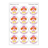 The Greatest!/Cherry Scent Retro Scratch 'n Sniff Stinky Stickers by TREND; 24 Seals/Pack - Authentic 1980s Designs!