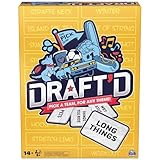 Spin Master Games, Draft’d, Competitive Drafting Party Game with Hilarious Prompts for College Nights, Football Watch Parties, Happy Hour Activity, for Teens & Adults, 3-5 Players, for Ages 14 & Up
