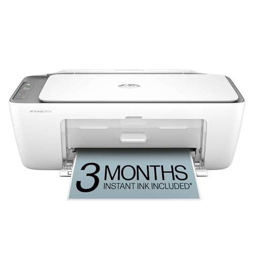 HP DeskJet 2855e Wireless All-in-One Printer, Scanner, Copier
