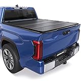 KUIPERAUTO Hard Quad Truck Bed Tonneau Cover Compatible for 2014-2025 Toyota Tundra Fleetside 5.5 FT 66.7 inch On Top Aluminum Bed