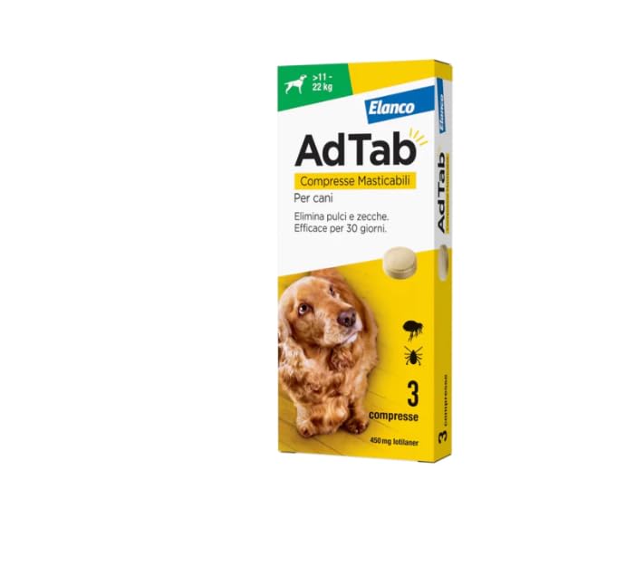 AdTab Compresse Antiparassitarie Cani