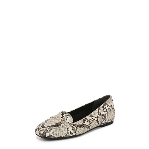 Vionic Hayes Womens Wide Fit Arch Support Ballet Flats, Ivory Multi Leather, 3 U