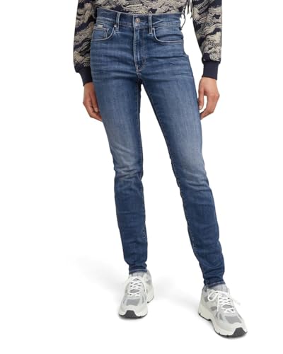 G-STAR Jeans 3301 Skinny para Mujer, Azul (Medium Aged D05175-8968-071), 25W / 3