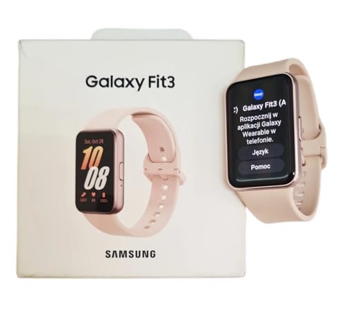 Samsung Galaxy Fit3 - Reloj inteligente con pantalla AMOLED de 40 mm, cuerpo de 