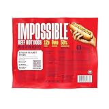 Impossible ImpossibleTM Beef Hot Dogs Meat From Plants, Fully Cooked, 6, 6 CT