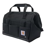 Carhartt Onsite Tool Bag, Durable Water-Resistant, Tool Storage Bag, Heavyweight, 14-Inch 26 Pocket, Black