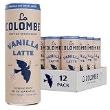 La Colombe Coffee, Oatmilk Vanilla Latte, 11 fl oz Cans (Pack of 12), Coffeehouse Quality Cold Brew, Specialty Grade Coffee Beans, Ready-to-Drink On-the-Go