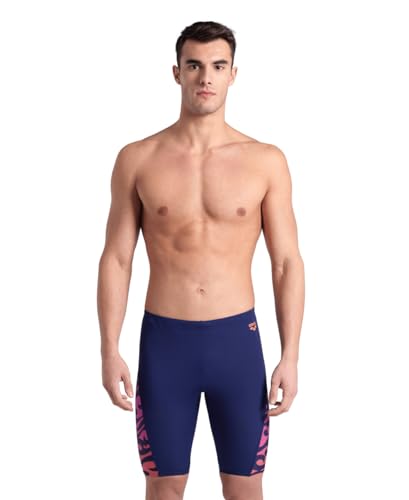 ARENA Performance Surfs Up Swim Jammer Maillot de Bain pour Homme, Bleu Marine/B
