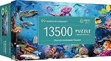 Trefl Dive into Underwater Paradise 13500 Jigsaw Puzzle Prime 78"x54" Large Jigsaw, Thick Cardboard, Colorful Ocean Bottom, Creative Fun for Adults and Children from 14 Years Old