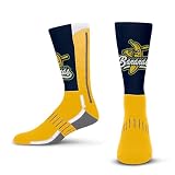 For Bare Feet Savannah Bananas Team Color Crew Sock Large