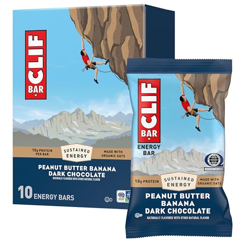 10-Pack 2.4-Oz Clif Bar Energy Bars (PB Banana w/ Dark Chocolate)