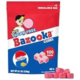 Bazooka Bubble Gum Sugar Free Chewing Gum Cubes Bulk In Rese